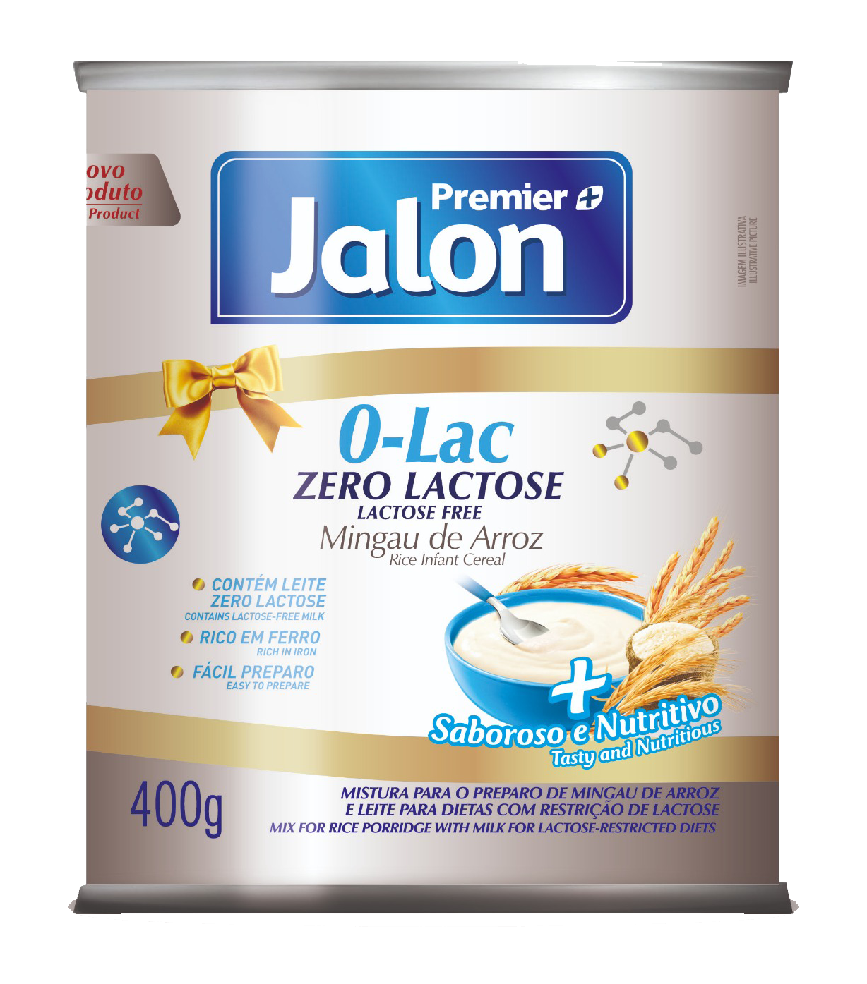 Mingau De Arroz Premier Zero Lactose Jalon 400G – Comercial Asa